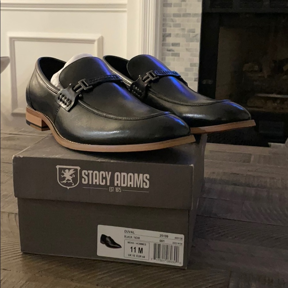 NBW Stacy Adam’s black dress shoes